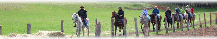 balade  cheval au ranch de la rivire rouge